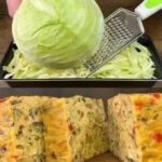 Healthy low-carb cabbage casserole made with shredded cabbage, eggs, and vegetables. A diabetes-friendly, high-fiber, and keto-approved baked dish, perfect for blood sugar control and weight loss